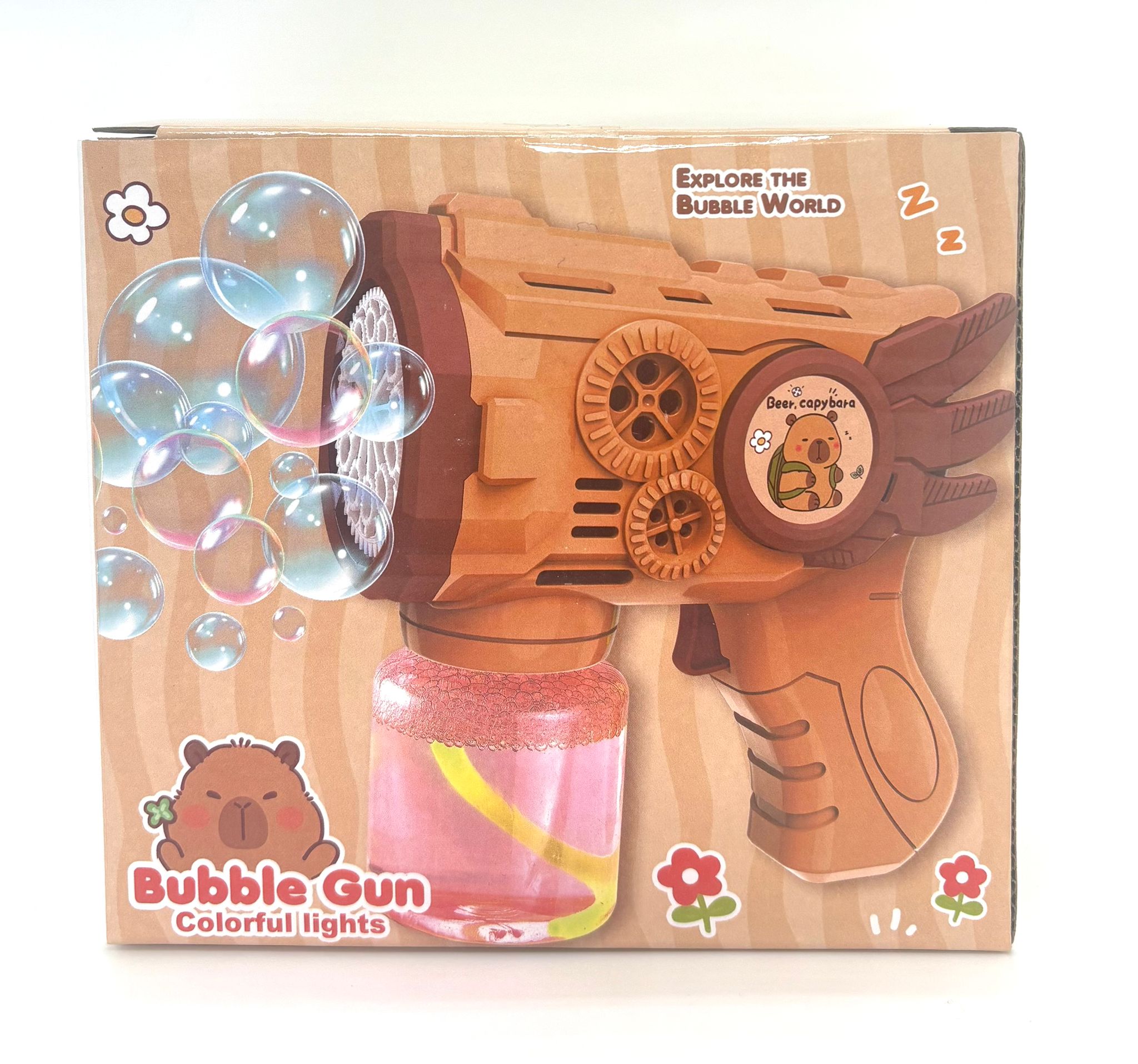 Pistol baloane, Bubble gun cu sapun, Capibara M2