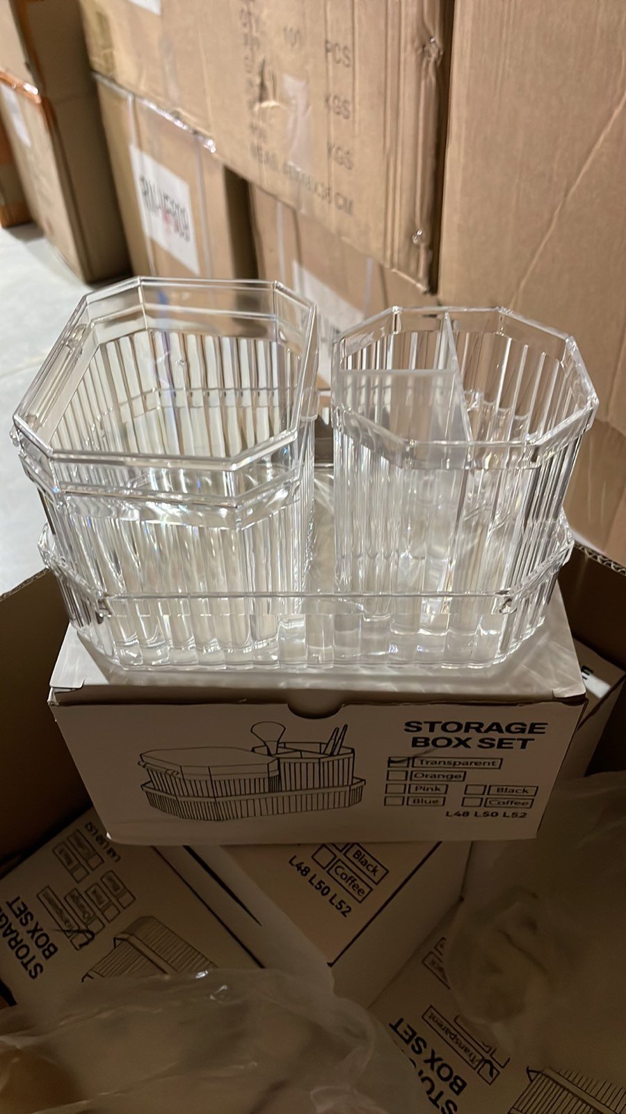 Organizator 40*50*52, transparent Engros