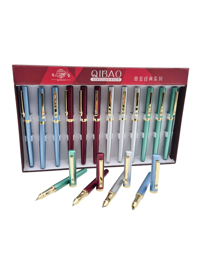 Stilouri Engros din metal cu rezerva penita ascunsa și piston pentru cerneala 26-69