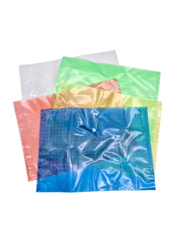 Mapa A4 Engros din plastic cu capsa, uni, diverse culori