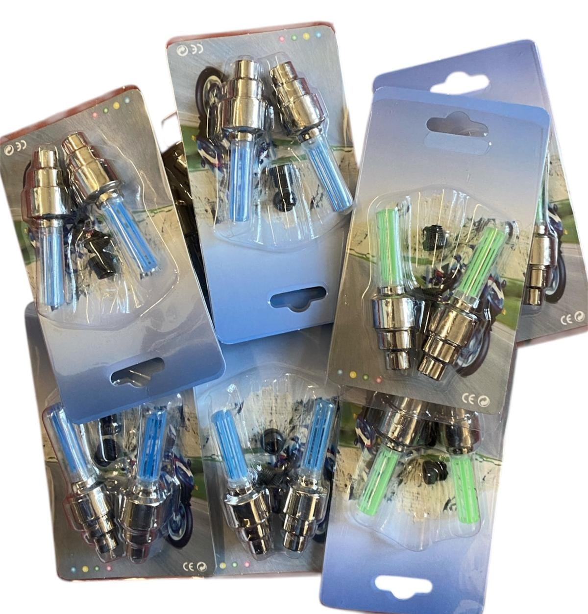 Licurici valvă auto Engros, 2 pe set, diverse culori