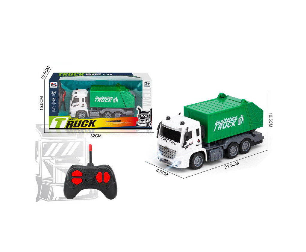 Camion de Gunoi cu telecomanda - verde 6511110050594 Engros