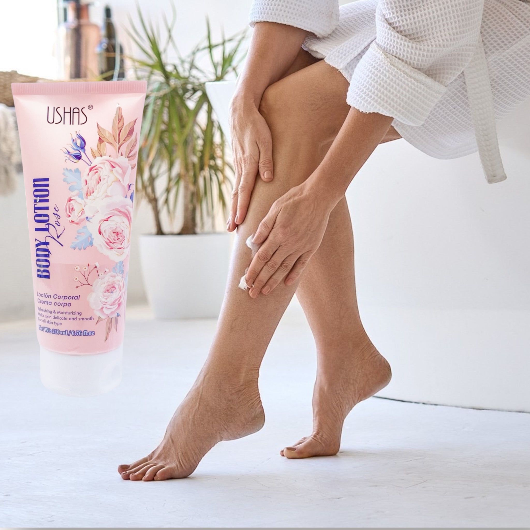 USHAS Body Lotion Rose – Loțiune de Corp cu Trandafiri – HA476 – Set 12 bucăți Engros