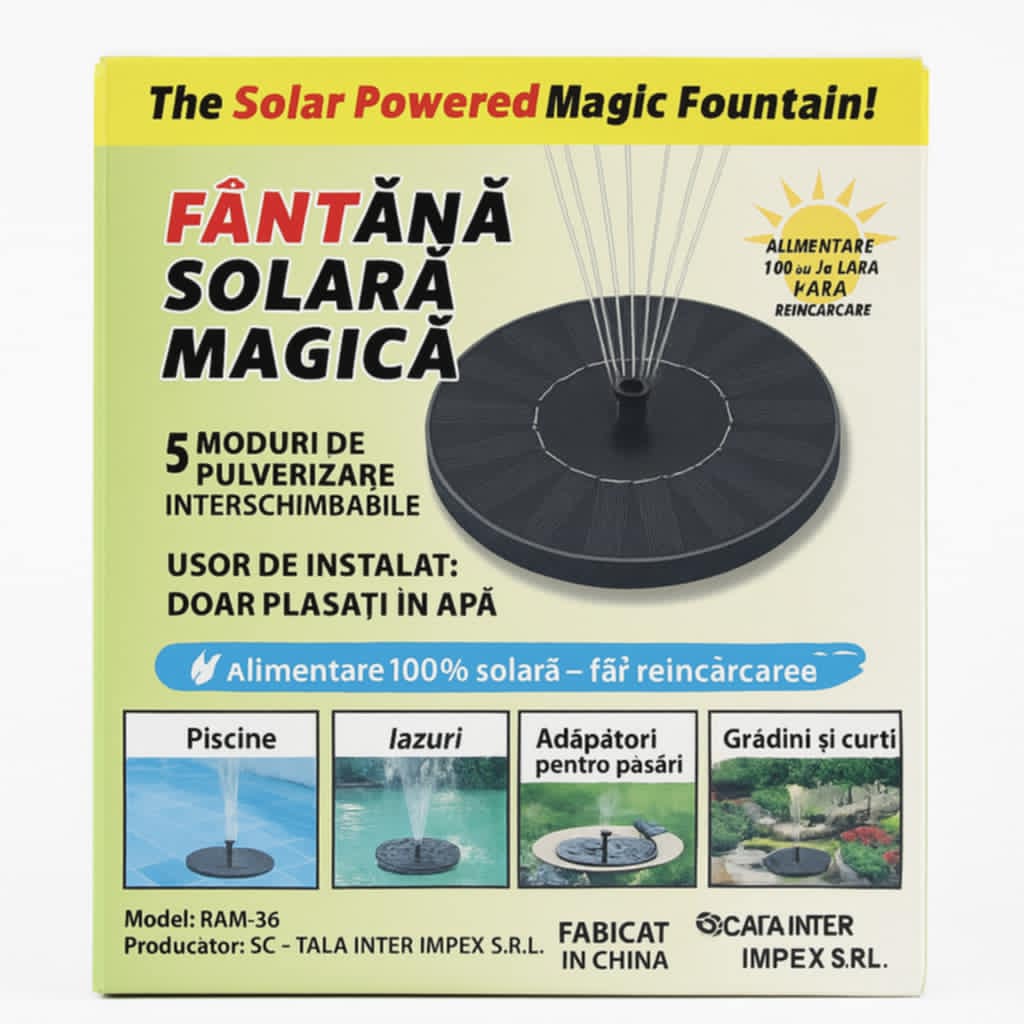 Fântână Solară Magică Engros