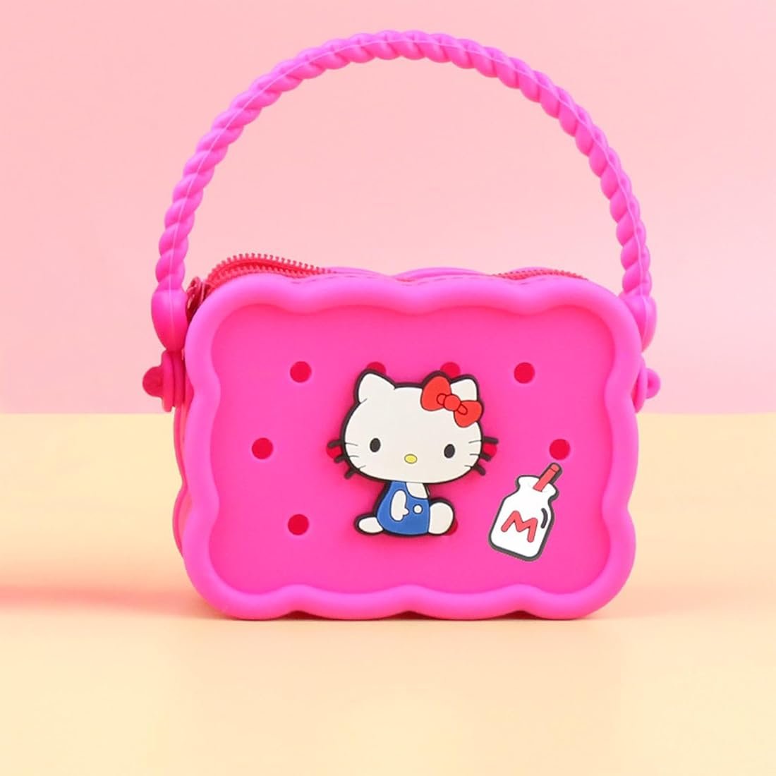 Gentuță Biscuit Hello Kitty din Silicon – Accesoriu Drăgălaș pentru Fetițe,En-gros