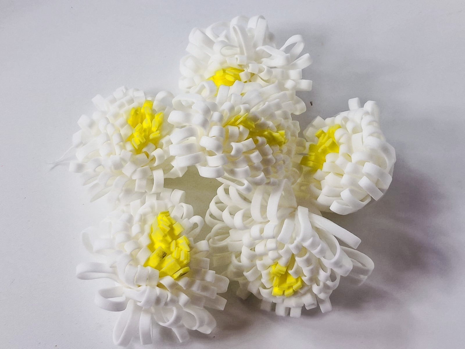 Capete Flori Artificiale Engros , Crizantema , 6 cm
