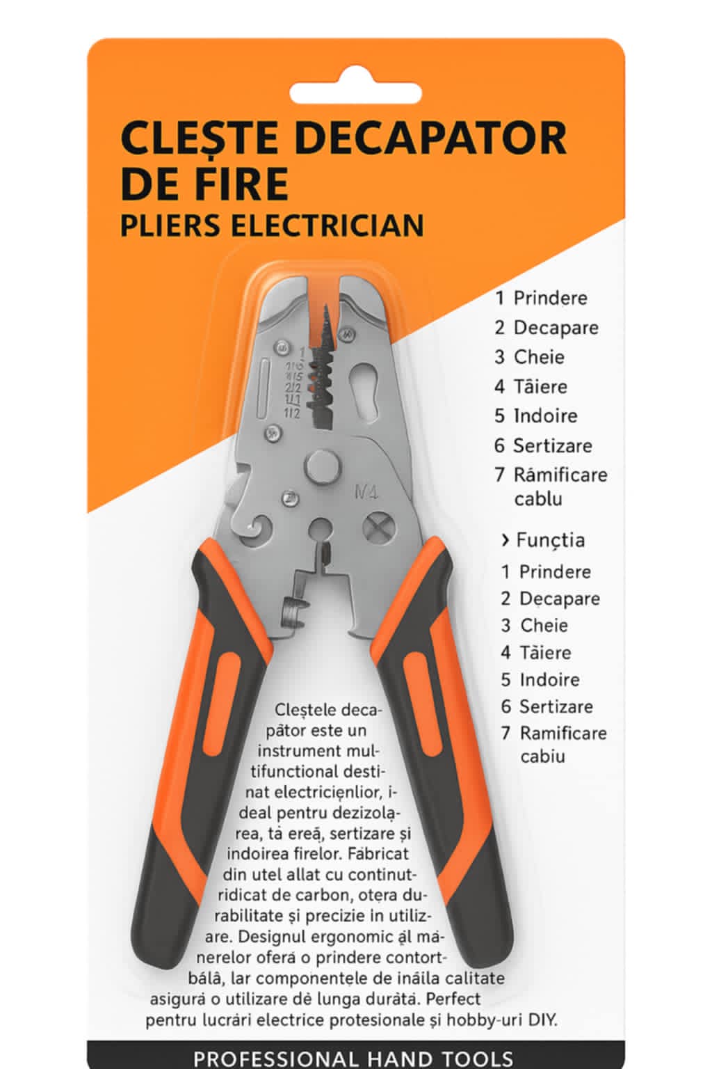 Clește decapator de fire - Pliers Electrician Engros