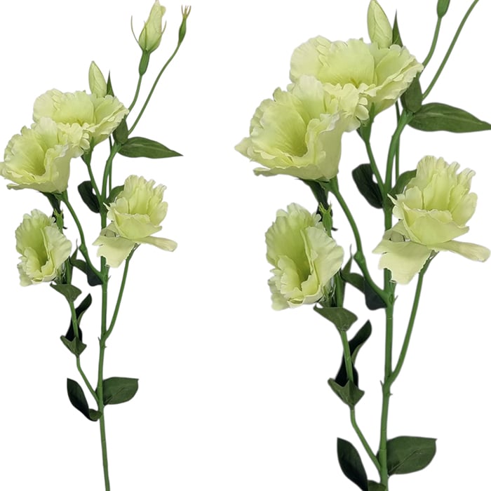 Floare artificiala fir lung de Lisianthus engros 80 cm lungime