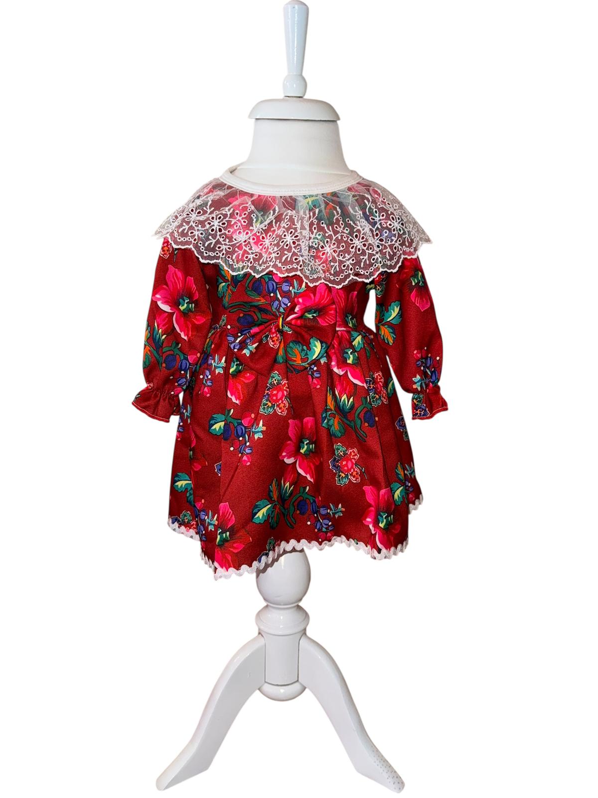 Rochie Engros pentru fete, cu model traditional brodat