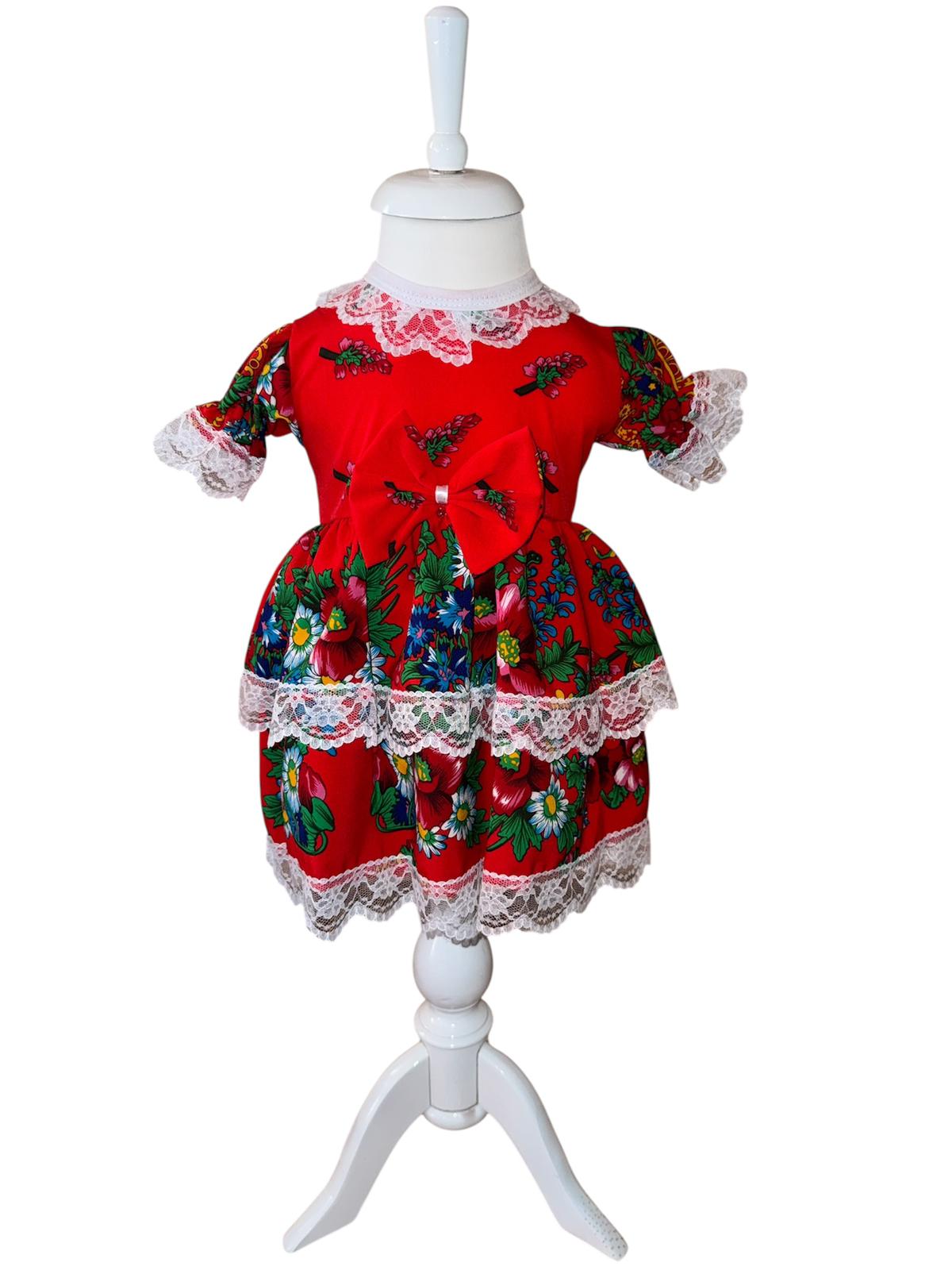 Rochie Engros pentru fete, cu model traditional brodat