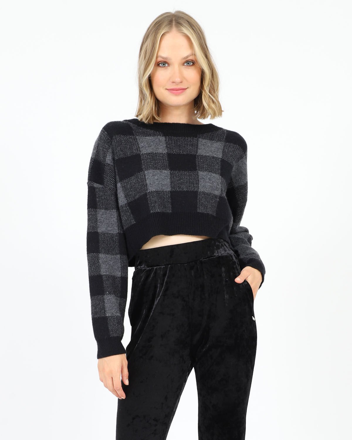 Pulover crop Doca Engros
