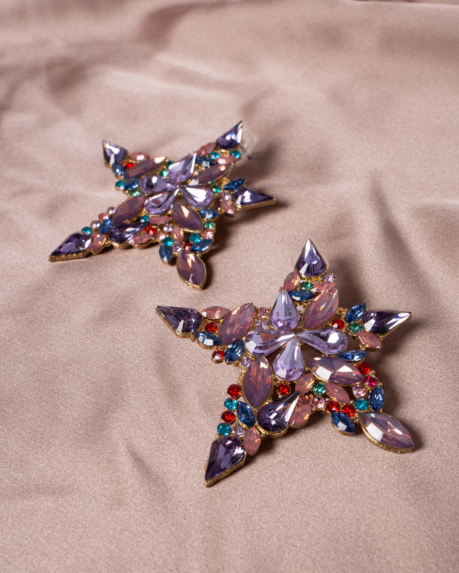 Cercei colorati stars Engros