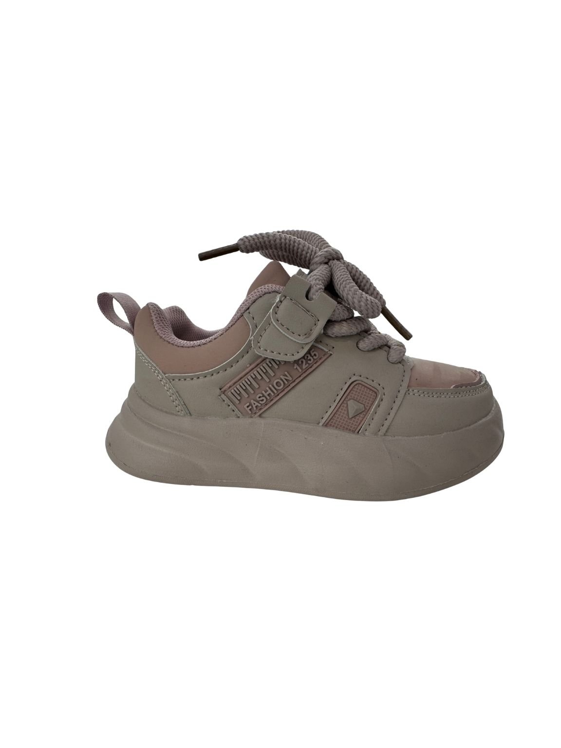 Adidasi fete si baieti , Talpa Flexibila, Inchidere siret, Piele ecologica, Usori si confortabili, Engross, Marimi 26-31, 8buc/Bax, Roz pal