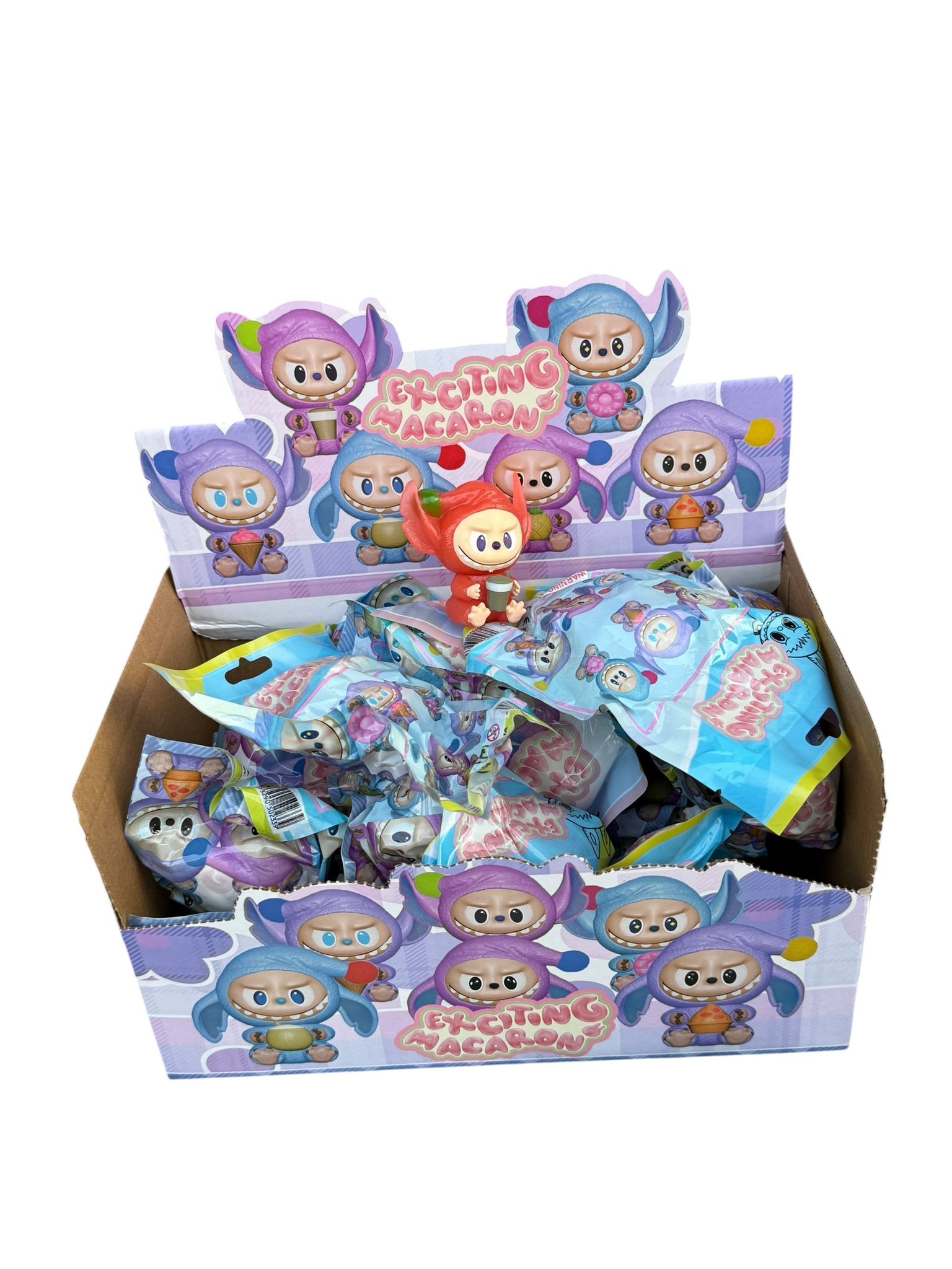 Plic cu surpriza pentru copii, figurina bubu adorabil, fosforescent, multicolor,  en-gros