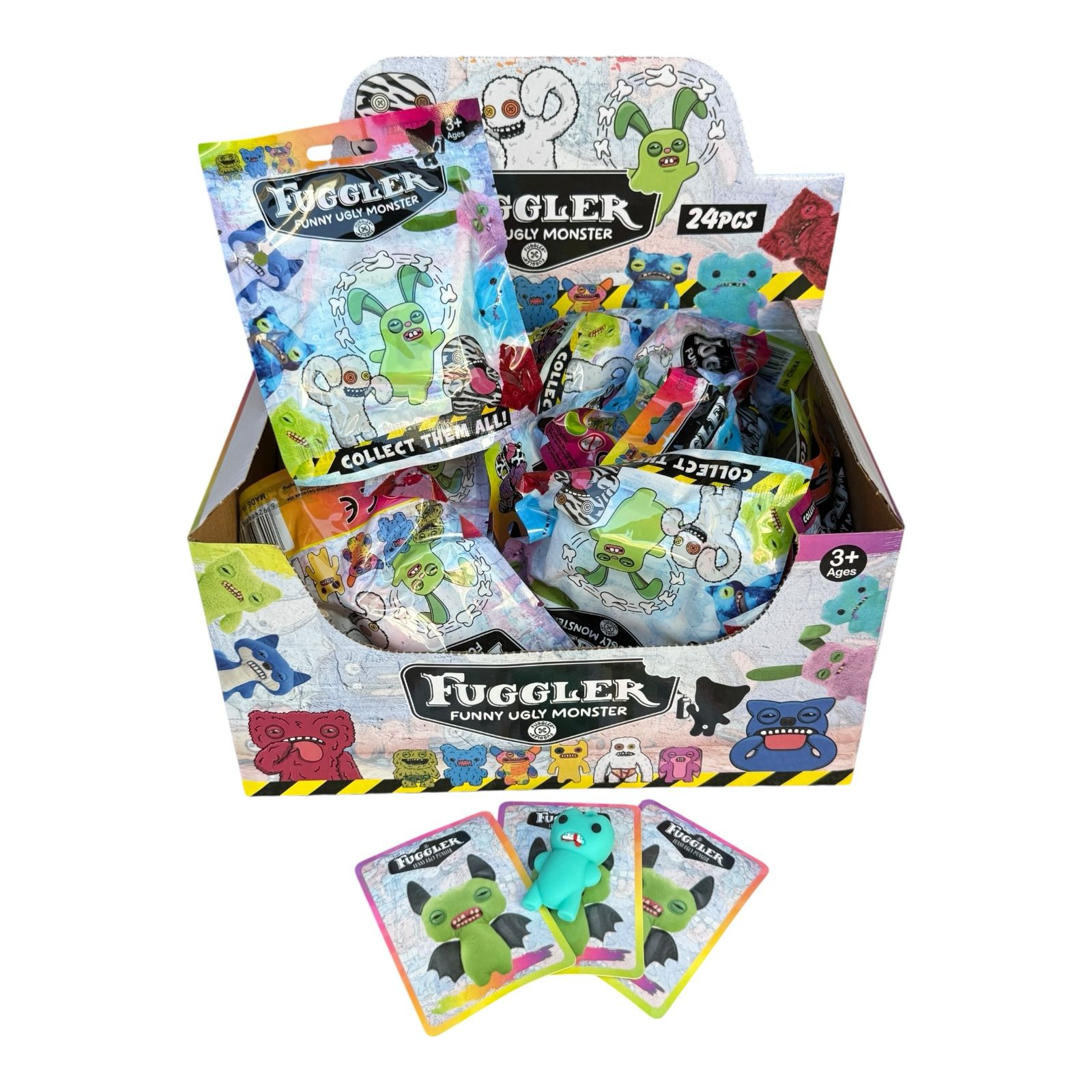 Figurina Fuggler Funny Ugly Monster în plic blind bag – include card – culori & modele variate