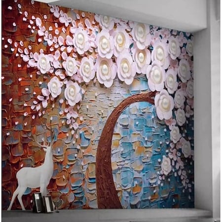 Covor cu Print Digital din Poliester, Antiderapant, 150x200 cm, Model 10