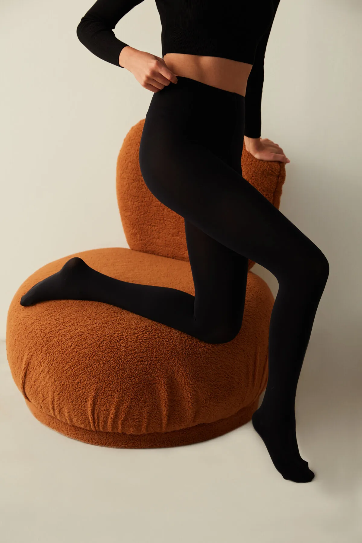 Penti Dres Engros Micro 200 DEN –Mat, Opac, Negru
