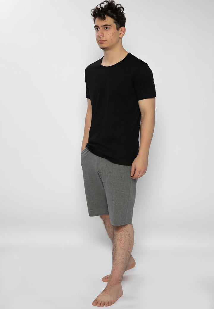 Pijama Bumbac & Moda bărbați,culoare Kaki -Negru– Engros