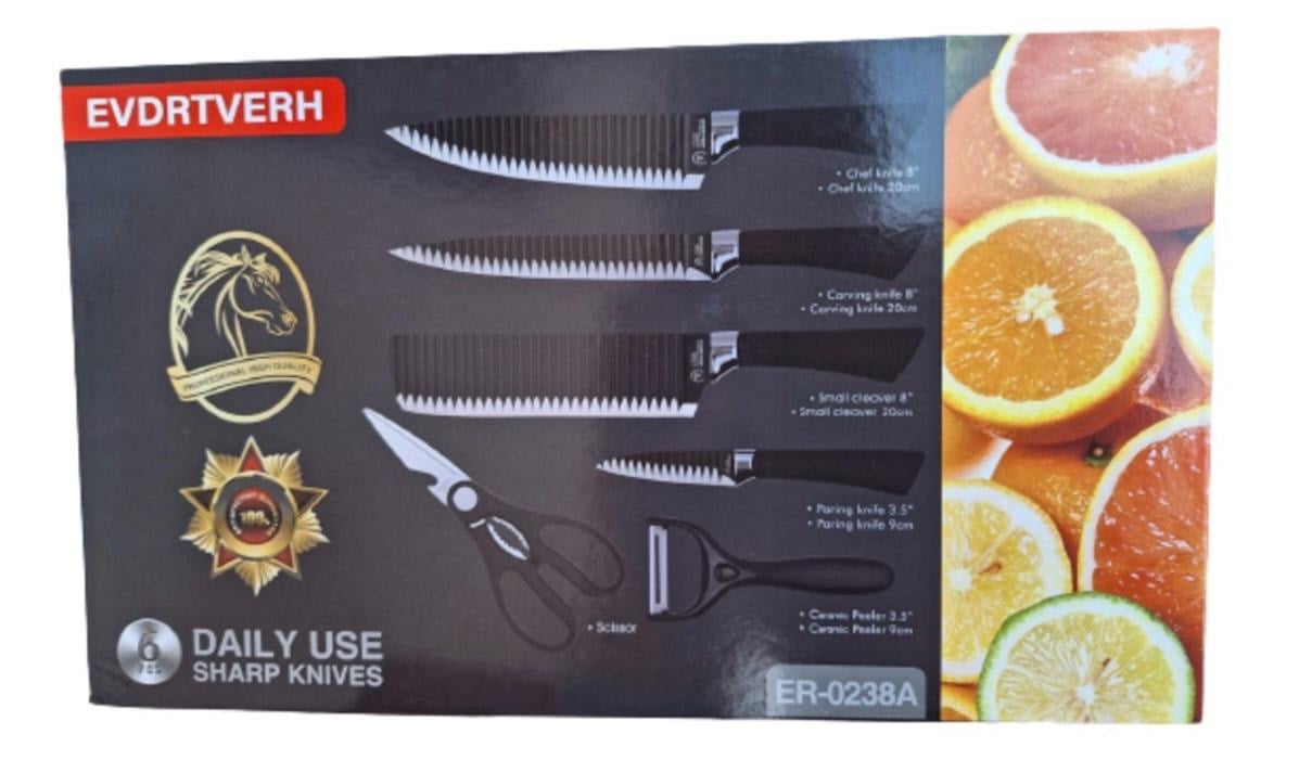 Set Cutite 6 Piese Engros Extrem de ascutite, Folosire Zilnica