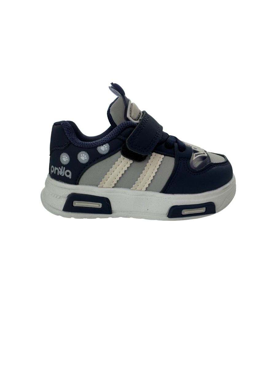 Adidasi Copii,Usori, Inchidere Siret Elastic si Arici, Talpa Spuma, Engross, Marimi 22-27, 8buc / bax, Bleumarin