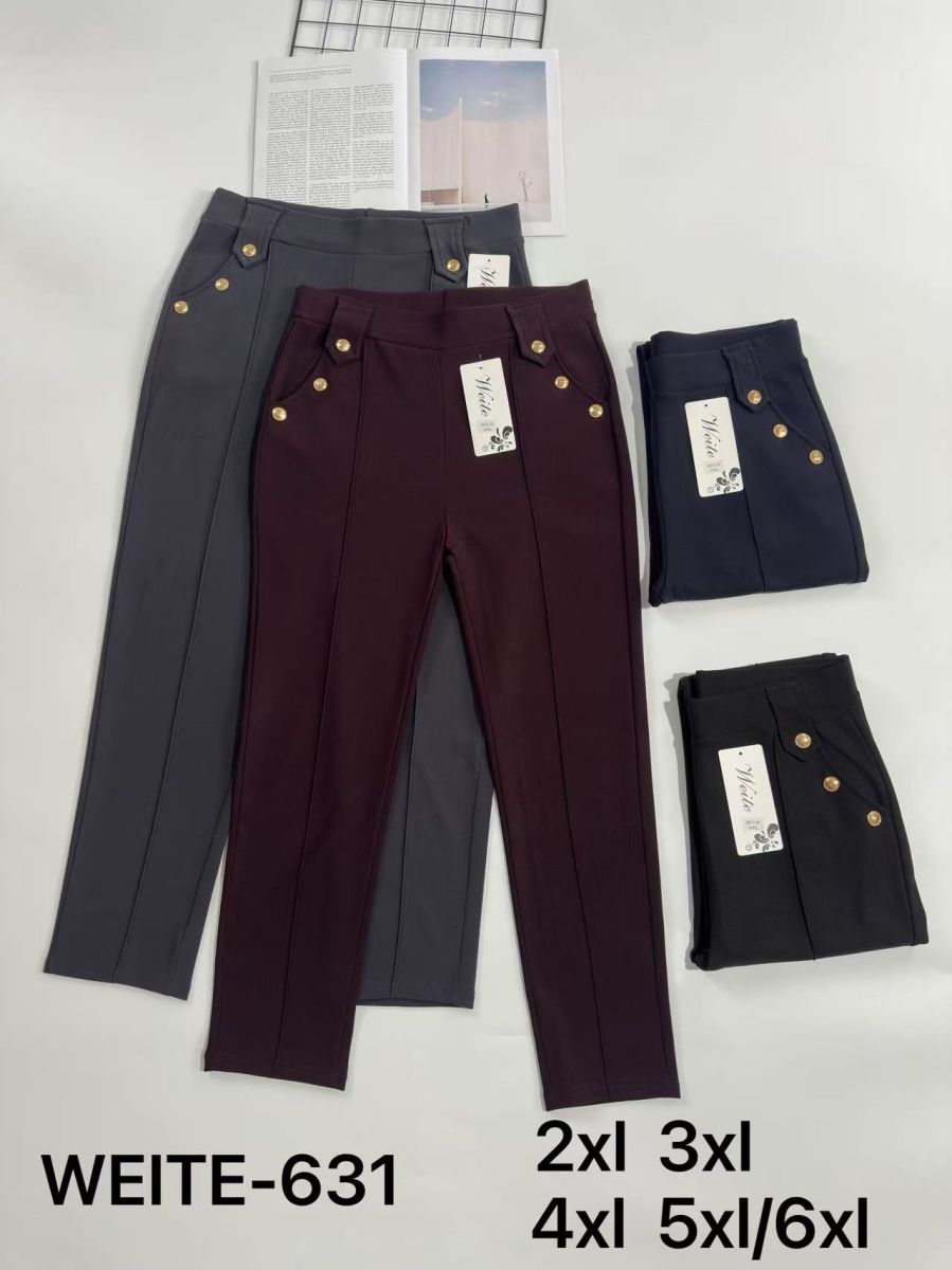 Pantaloni Engros pentru femei, cu nasturi aurii, mix culori