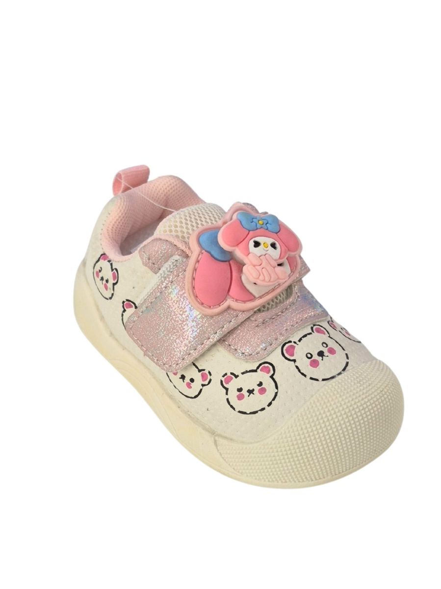 Adidasi bebelusi, Protectie varf, Inchidere arici, Talpa Flexibila, Usori, Design Atractiv, Engross,Marimi 17-21, 8buc/Bax, Roz