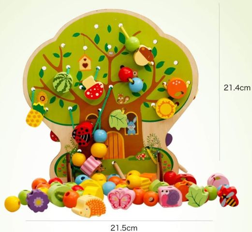Montessori joc de snuruit Copacul roditor 102 pcs Engros