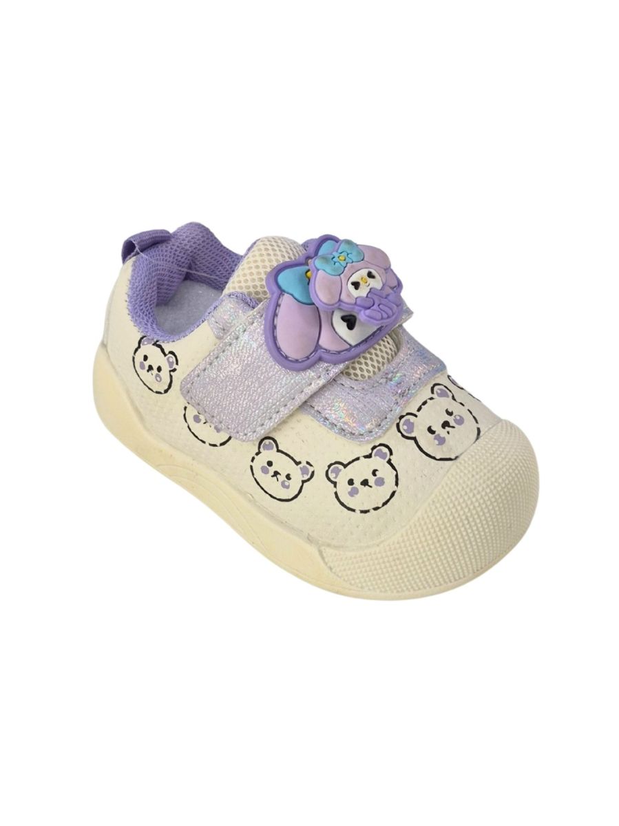 Adidasi bebelusi, Protectie varf, Inchidere arici, Talpa Flexibila, Usori, Design Atractiv, Engross,Marimi 17-21, 8buc/Bax, Mov