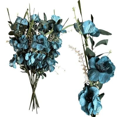 Buchet flori artificiale înalte din spumă EVA – 60 cm,10 fire individuale, en-gros