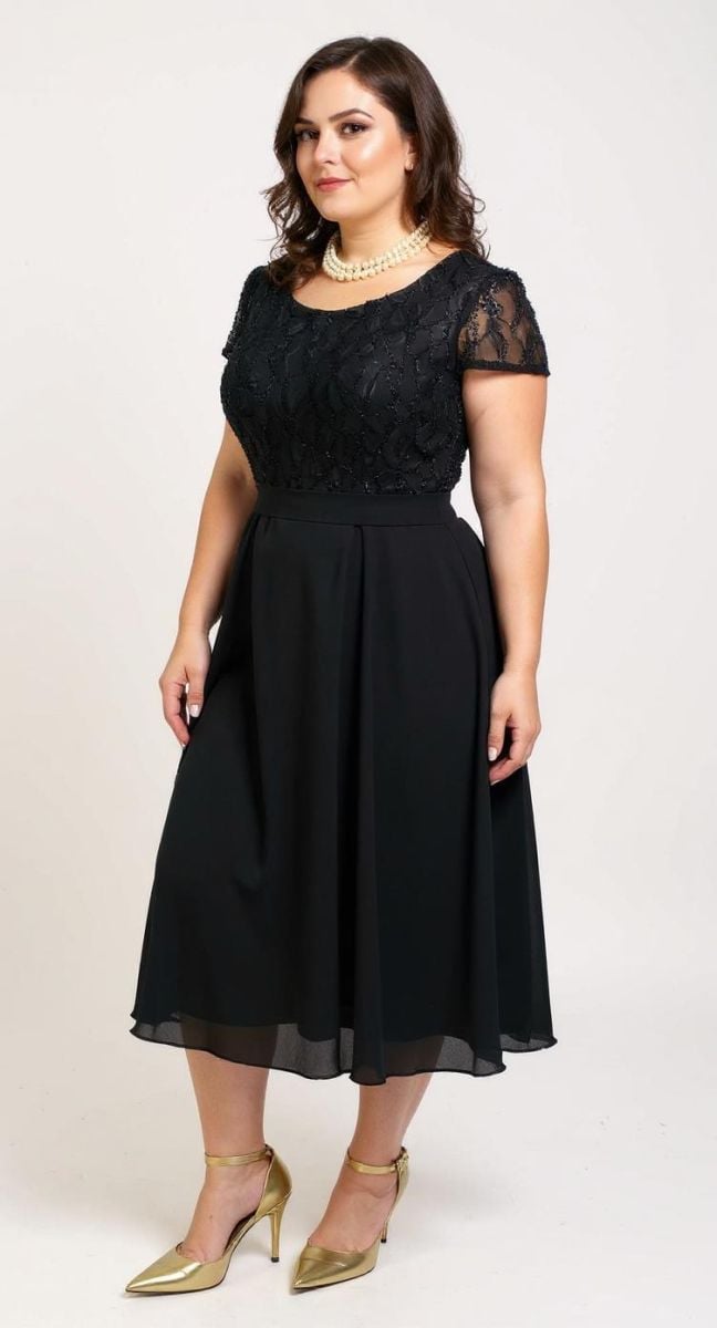 Rochie eleganta engros din dantela cu voal