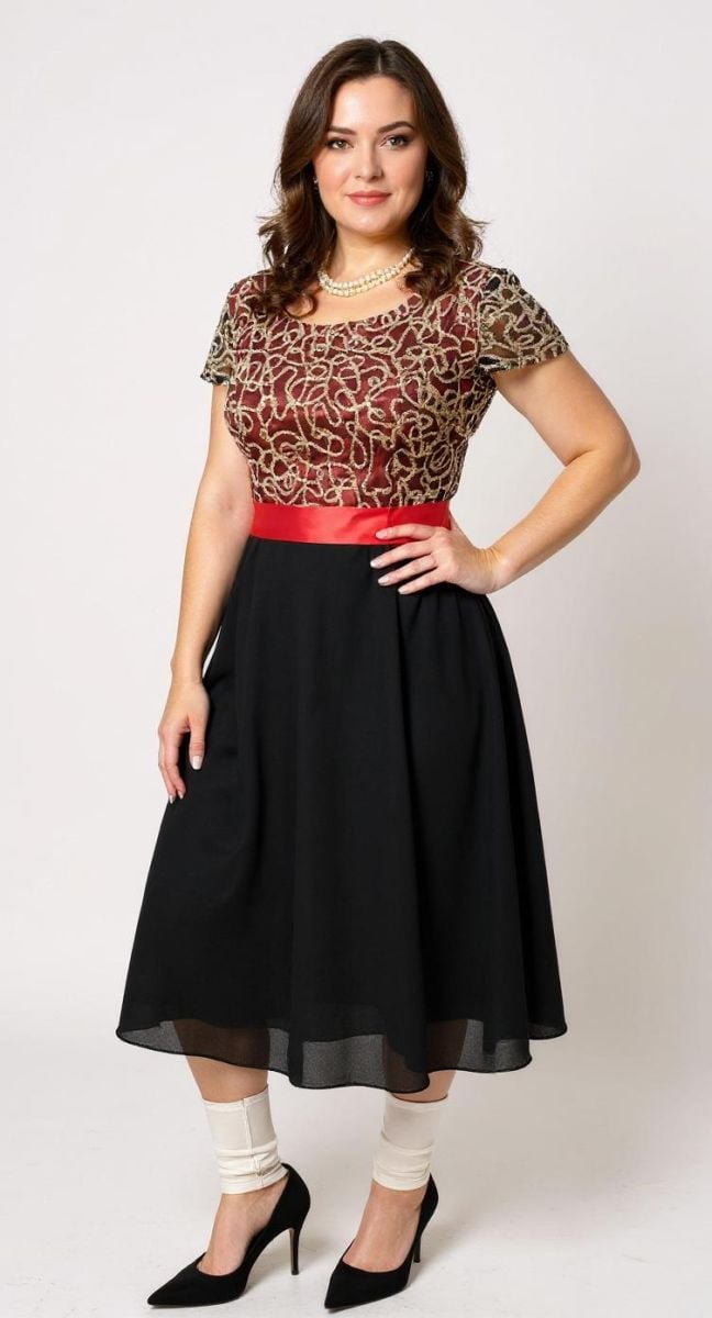 Rochie eleganta engros din dantela cu voal