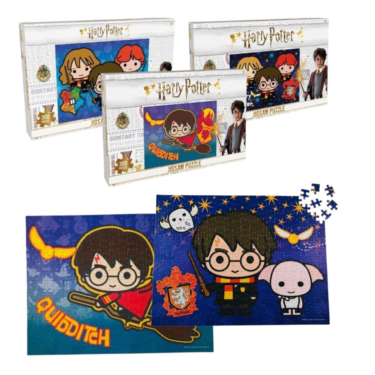Puzzle pentru Copii 45x60cm Harry Potter 300 piese, Diferite Modele Engros
