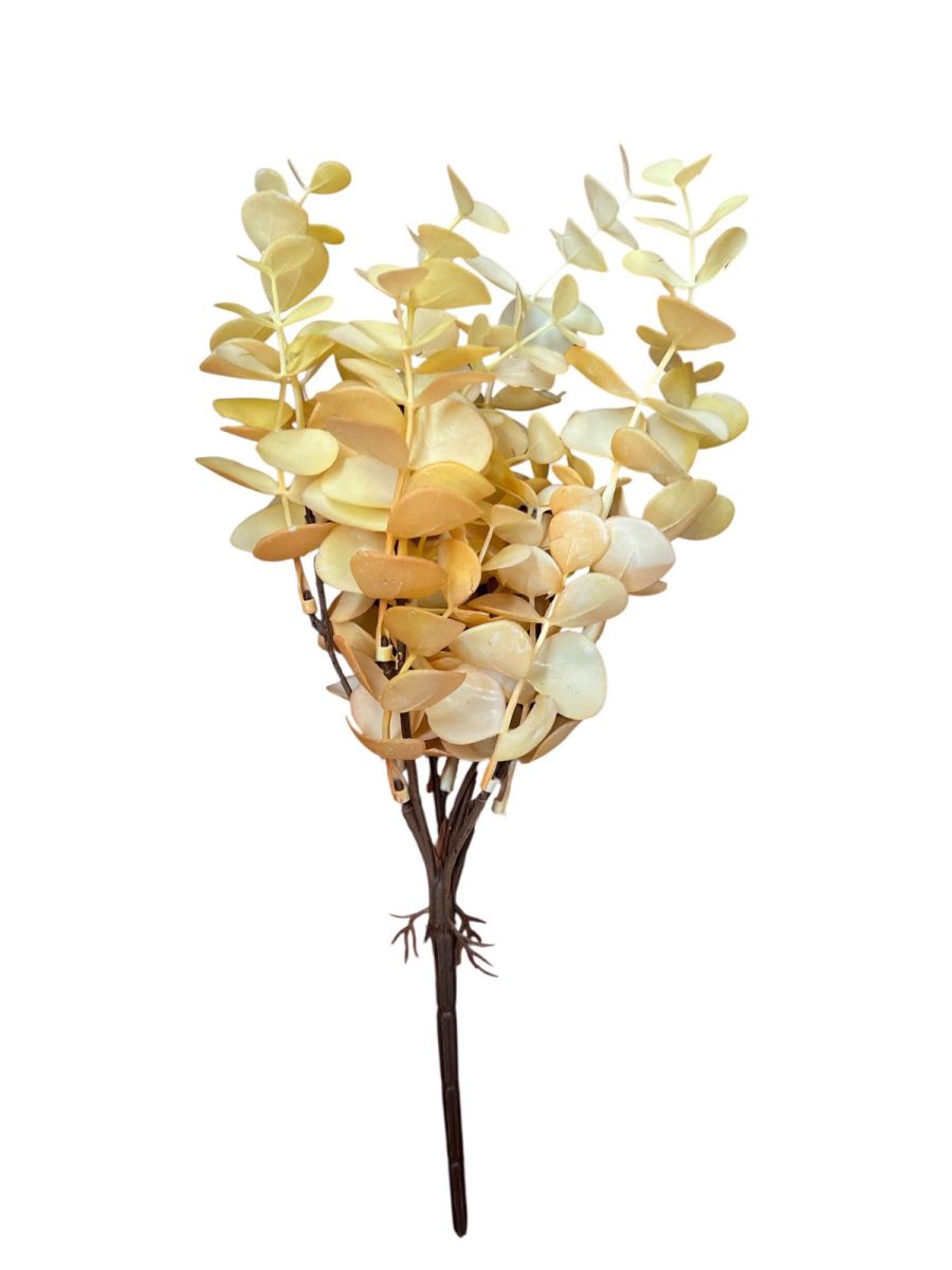 Buchet eucalipt mic artificial 6 fire, Flori artificiale En-Gros, 30 cm