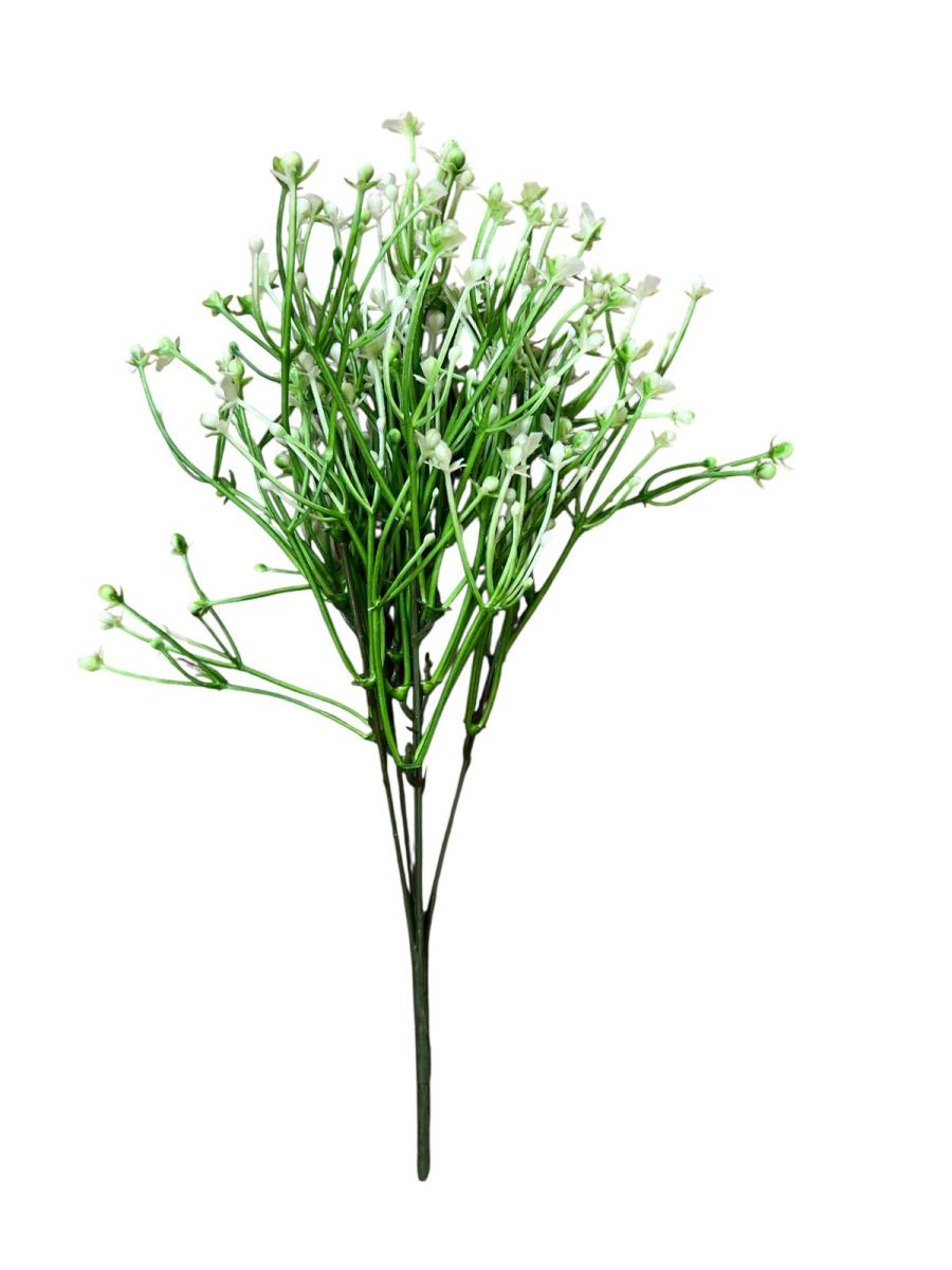 Buchet floarea miresei artificial 5 fire,Flori artificiale En-Gros, 30 cm