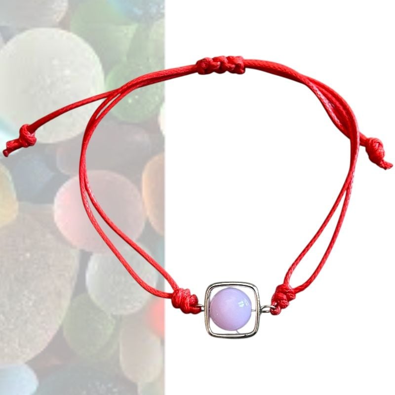 Brățară roșie cu accent elegant – set 12 bucăți, en-gros
