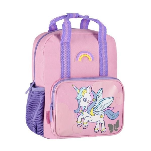 Ghiozdan gradinita 0 Unicorn Roz/Mov , 29x23x10cm, Engross