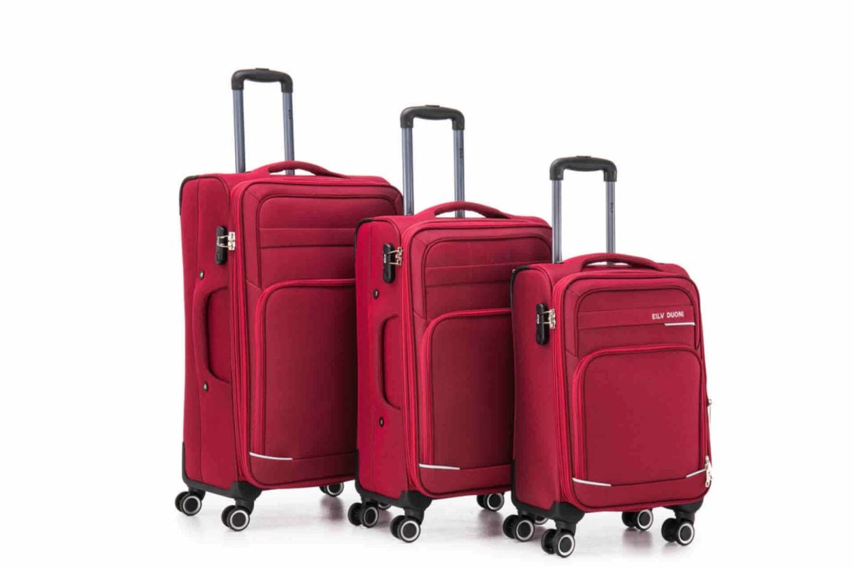 Set 3 trolere Engros, valize calatorie, material textil, marimi diferite