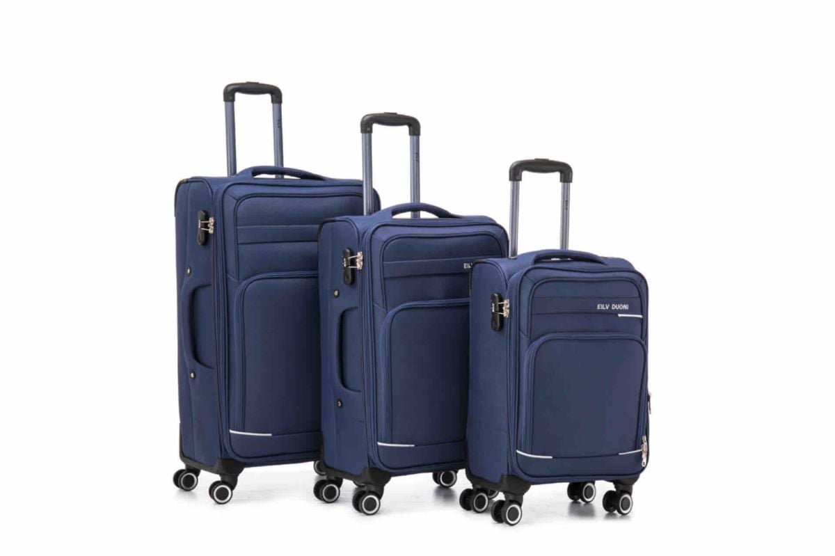 Set 3 trolere Engros, valize calatorie, material textil, marimi diferite