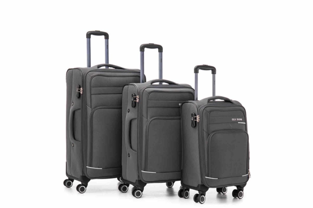 Set 3 trolere Engros, valize calatorie, material textil, marimi diferite