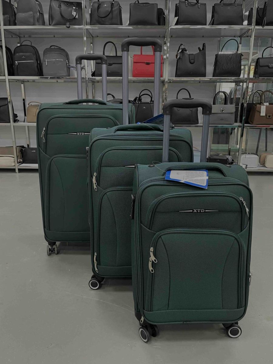 Set 3 trolere Engros, valize calatorie, material textil, marimi diferite
