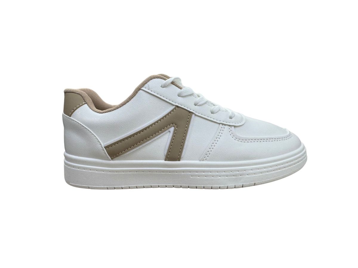 Adidasi Dama si Adolescenti, Piele Ecologica, Inchidere Siret, Model simplu, Engross, Marimi 37-41, 8buc/bax maro