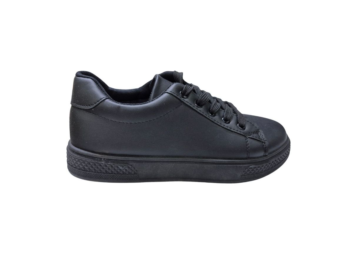 Tenesi Dama si Adolescenti ,Inchidere Siret, Piele Ecologica, Usori , Engross,Marimi 36-41 ,8buc/bax negru