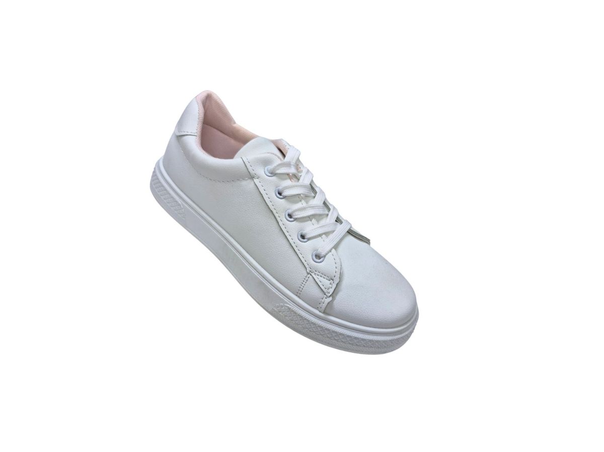 Tenesi Dama si Adolescenti ,Inchidere Siret, Piele Ecologica, Usori ,Marimi 36-41 ,8buc/bax roz