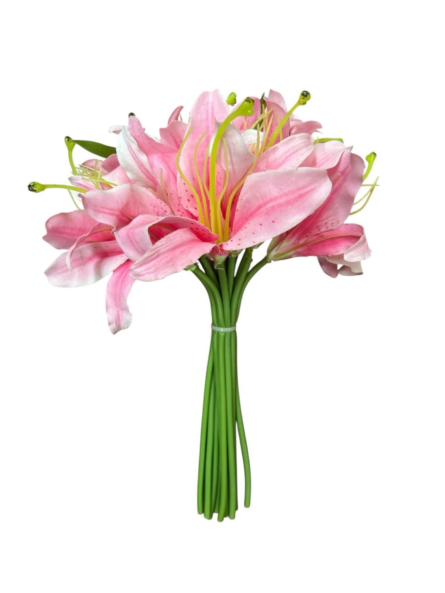 Buchet crin artificial 14 fire, Flori artificiale En-Gros, 30 cm