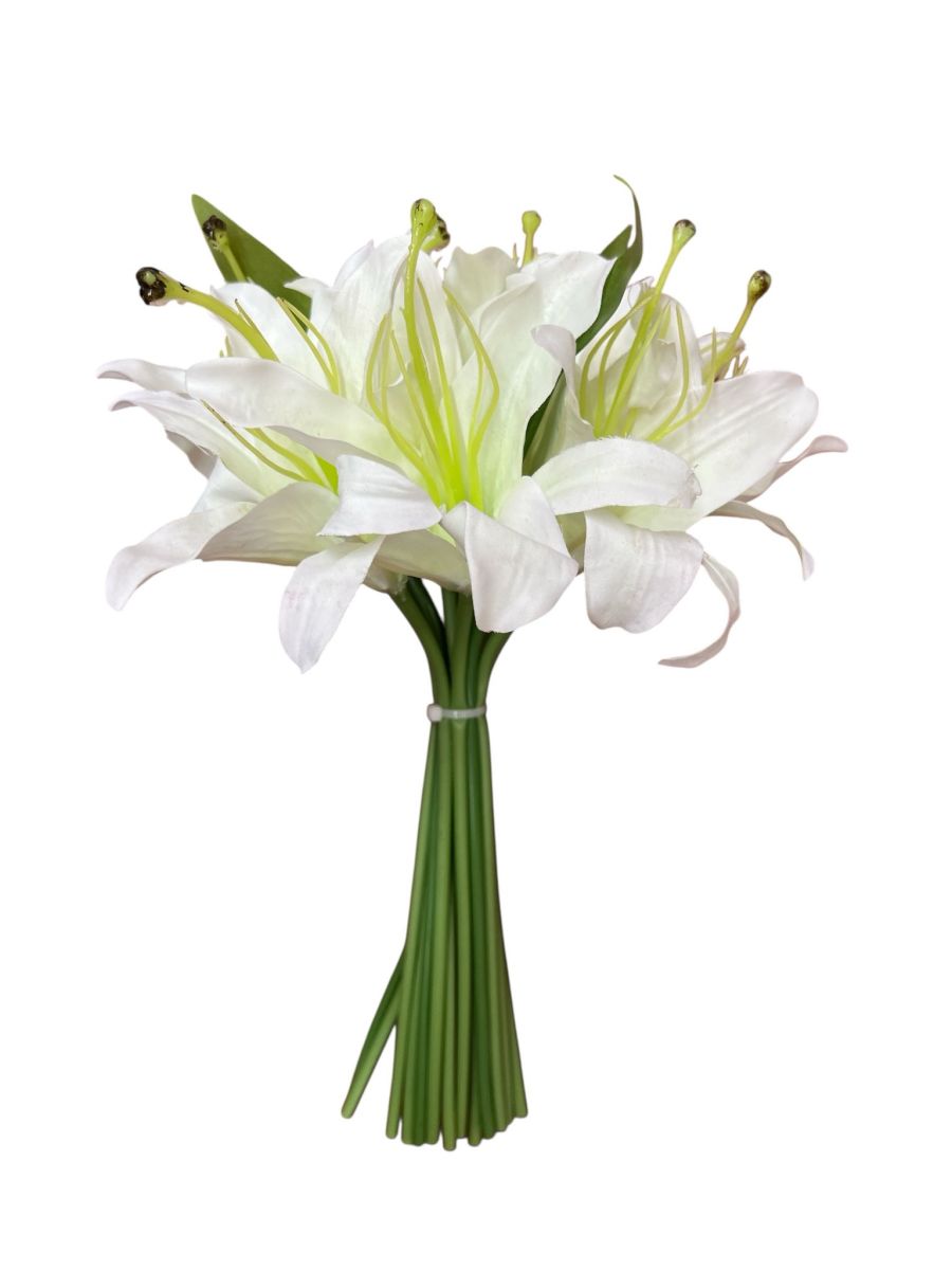 Buchet crin artificial 14 fire, Flori artificiale En-Gros, 30 cm