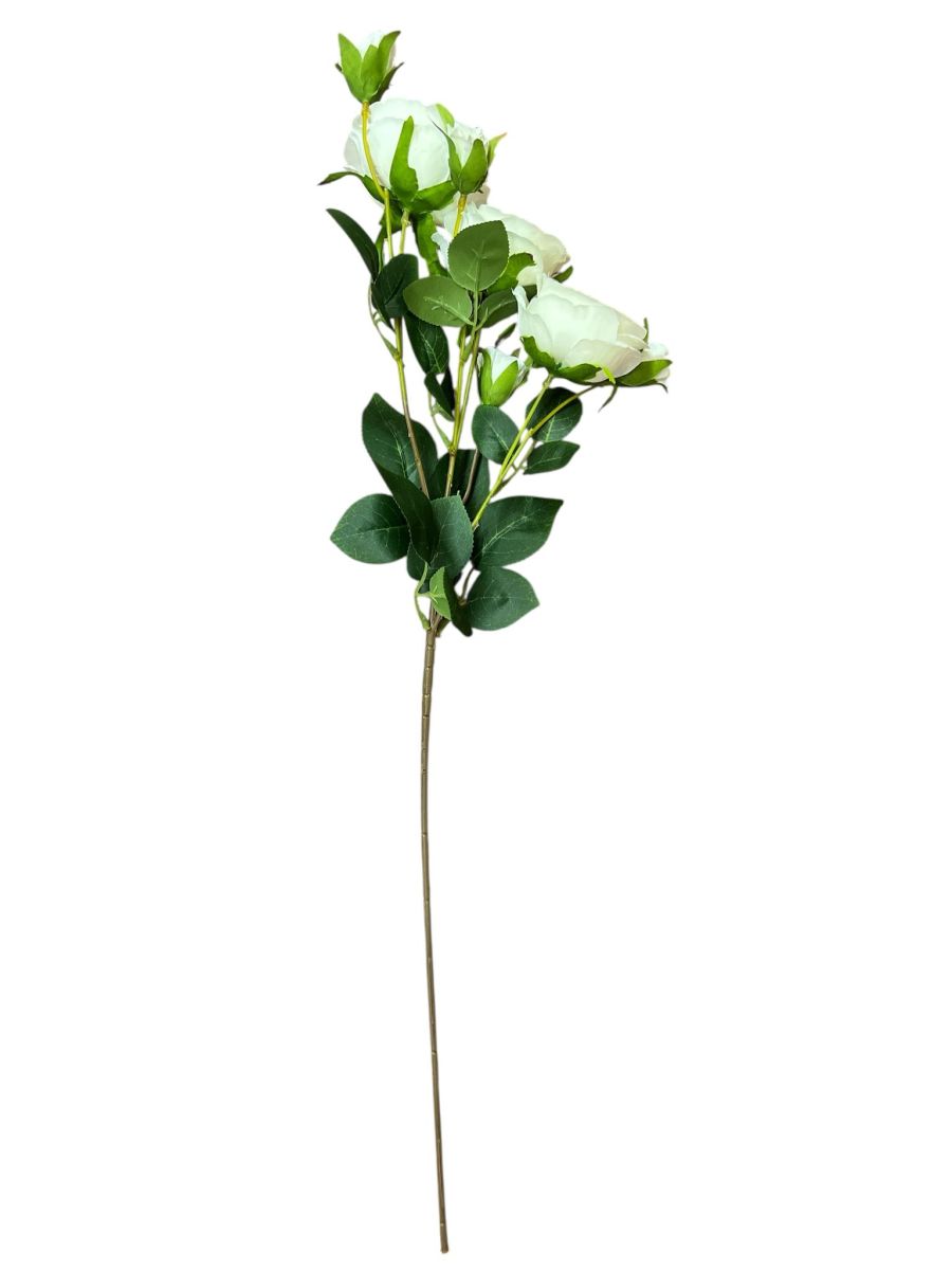Fir bujor artificial 4 fire, Flori artificiale En-Gros, 70 cm