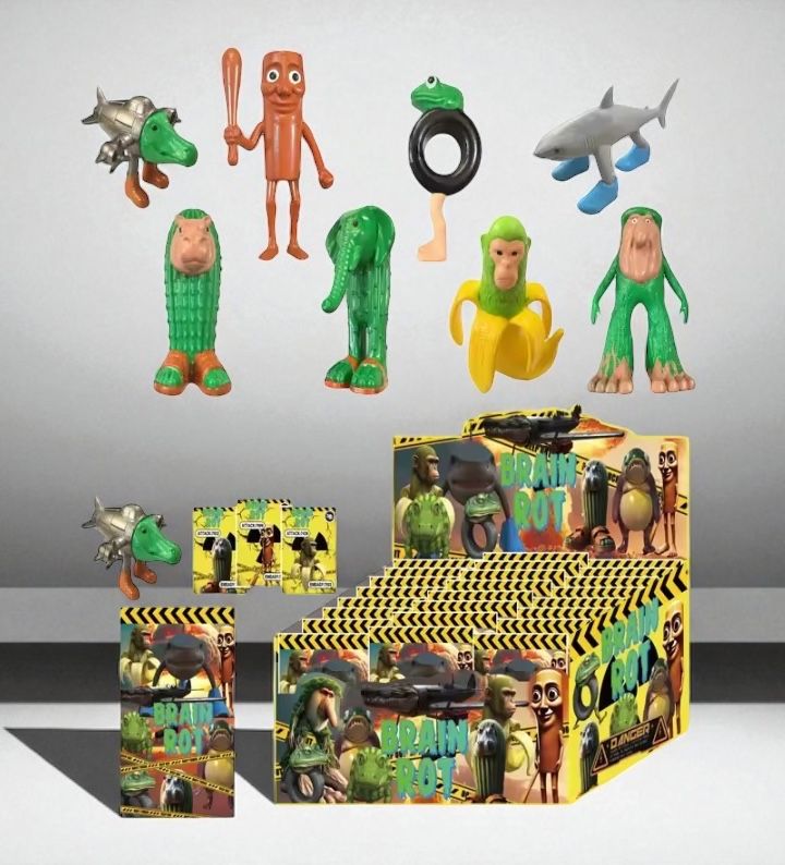 Brain Rot – Figurine Colecționabile Amuzante și Bizare ,En-gros