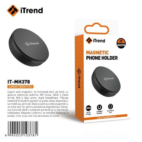 SUPORT TELEFON ITREND MH 378 MAGNETIC PENTRU BORD BANDA ADEZIVA