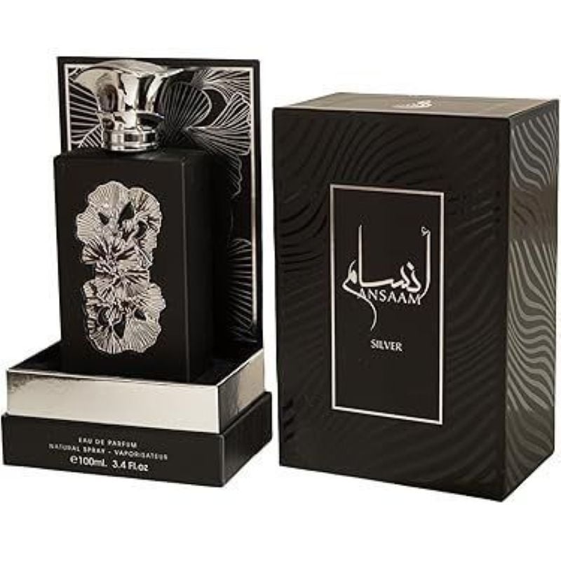 Apa de parfum  Ansaam Silver, 100 ml, unisex,parfumuri unisex engros