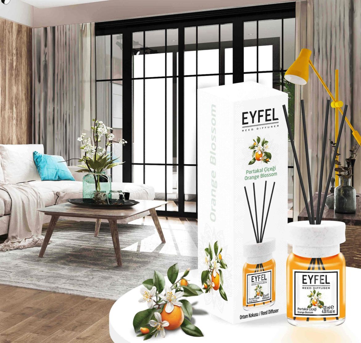 Odorizant cameră Eyfel Flori de portocala Engros  120ml